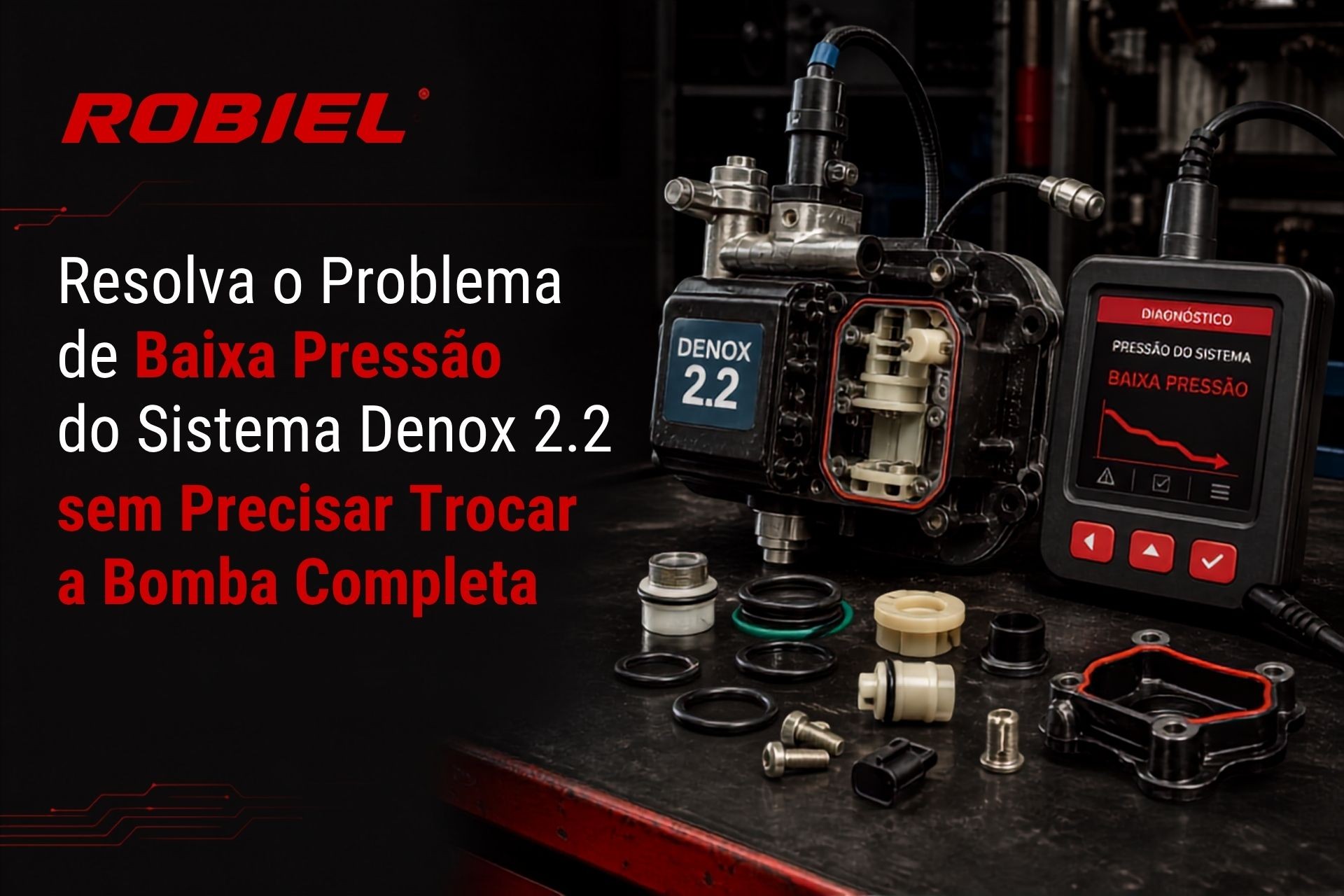 Resolva o Problema de Baixa Pressão do Sistema Denox 2.2 sem Precisar Trocar a Bomba Completa